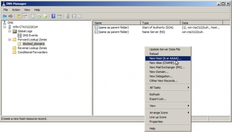 How to block or sinkhole domains in Windows Server 2008 | Jisc community